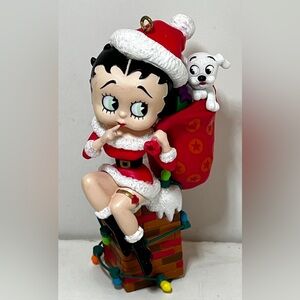 Betty Boop Santa Doll Christmas Ornament Carlton Cards